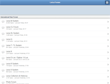 Tablet Screenshot of l-camera-forum.com